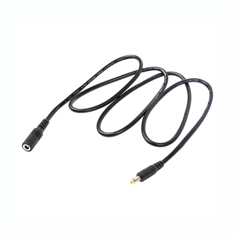 COOLM 5ft 4.0mm x 1.7mm Female to 4.0mm x 1.7mm Male Plug Extension Cable DC Power Adapter Cable 1.5 Meters (5 FT) - Image 1